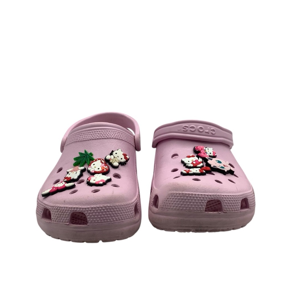 Crocs Hello kitty‎ Women Pink Clogs size 9M